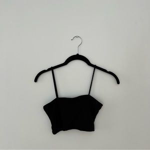 Adika Black Crop Top